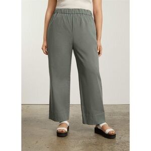 Everlane Women's Easy Pant in Pewter Green